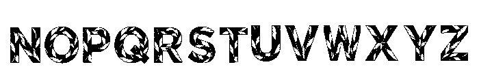 Riveted Regular Font UPPERCASE