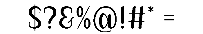 Riveting Font OTHER CHARS