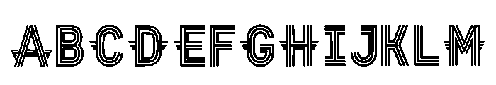 Riya Regular Font UPPERCASE