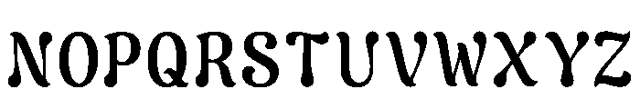 Riza Regular Font UPPERCASE