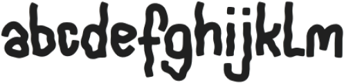 RIPPLE FISH Regular otf (400) Font LOWERCASE