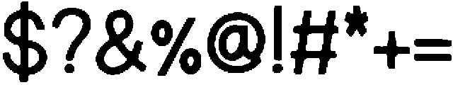Ribbon Display Regular otf (400) Font OTHER CHARS