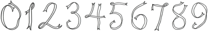 Ribbon Monogram otf (400) Font OTHER CHARS