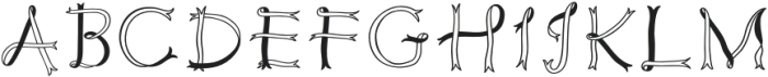 Ribbon Monogram otf (400) Font UPPERCASE