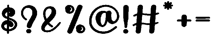 Ribbon Regular otf (400) Font OTHER CHARS