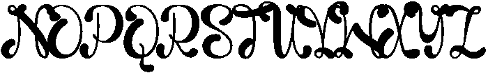 Ribbon Regular otf (400) Font UPPERCASE