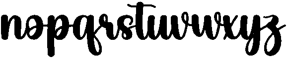 Ribbon Regular otf (400) Font LOWERCASE