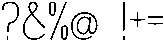 Ribbon Regular otf (400) Font OTHER CHARS