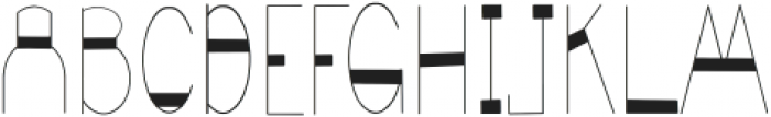 Ribbon Regular ttf (400) Font LOWERCASE