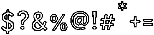 Ribbon Ruckus Regular otf (400) Font OTHER CHARS
