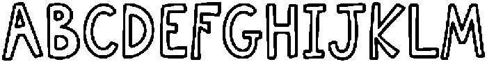 Ribbon Ruckus Regular otf (400) Font UPPERCASE