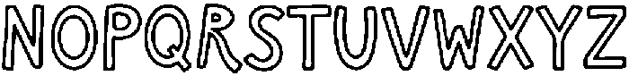 Ribbon Ruckus Regular otf (400) Font UPPERCASE
