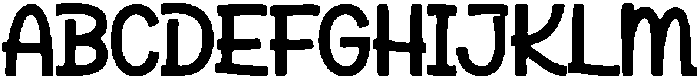 Ribbon Twist Regular otf (400) Font UPPERCASE