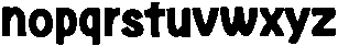 Ribbon Twist Regular otf (400) Font LOWERCASE