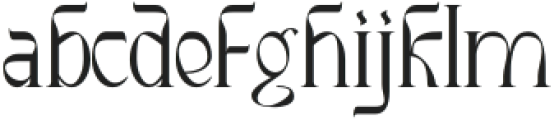 Ribgy-Regular otf (400) Font LOWERCASE