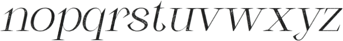 Ribka Stamp Italic otf (400) Font LOWERCASE