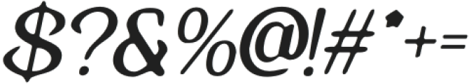 RibkaBlur-Italic otf (400) Font OTHER CHARS