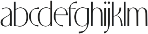 Rible Regular otf (400) Font LOWERCASE