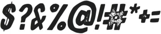 Ribons Stamp Oblique otf (400) Font OTHER CHARS