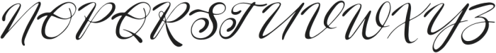 Ricadya Italic otf (400) Font UPPERCASE