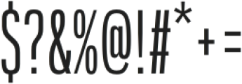 Rice Extra Light Condensed otf (200) Font OTHER CHARS