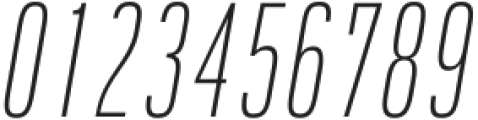 Rice Extra Thin Condensed Oblique otf (100) Font OTHER CHARS