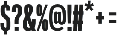 Rice Medium Condensed otf (500) Font OTHER CHARS