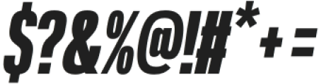 Rice Semi Bold Condensed Oblique otf (600) Font OTHER CHARS