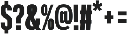 Rice Semi Bold Condensed otf (600) Font OTHER CHARS