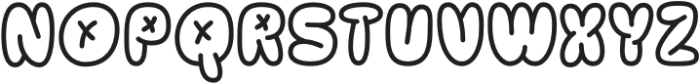 Rich Odss Regular otf (400) Font LOWERCASE