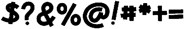 Richard Types Regular otf (400) Font OTHER CHARS