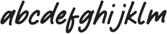Richglory otf (400) Font LOWERCASE