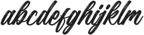 Richmond Barentony Italic otf (400) Font LOWERCASE