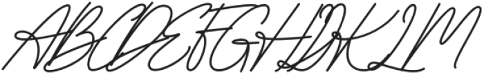 RichmondWoodhaven Script otf (400) Font UPPERCASE