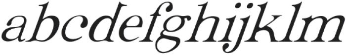 Richmondshire Italic otf (400) Font LOWERCASE