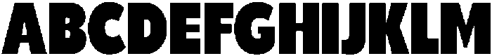 Richocet Bold Regular otf (700) Font UPPERCASE