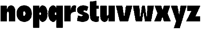 Richocet Bold Regular otf (700) Font LOWERCASE