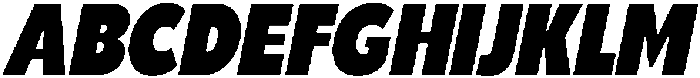 Richocet Bold Slant Regular otf (700) Font UPPERCASE