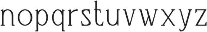 Richsail Light ttf (300) Font LOWERCASE