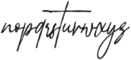 Richsign Garden Regular otf (400) Font LOWERCASE