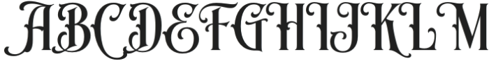 Richsten-Regular otf (400) Font UPPERCASE