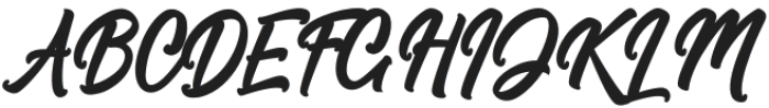 Richtive Script Bold otf (700) Font UPPERCASE