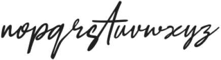 Rickstar Stubbly Italic otf (400) Font LOWERCASE