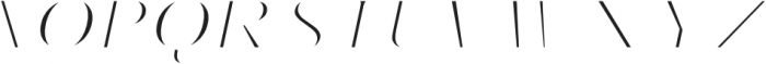 Rideau Detail Italic ttf (400) Font UPPERCASE
