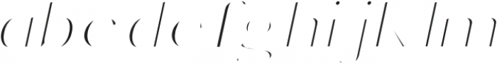 Rideau Detail Italic ttf (400) Font LOWERCASE