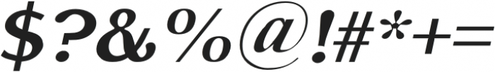 RideauBook-Italic otf (400) Font OTHER CHARS