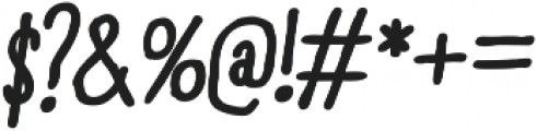 RidemyBike Pro Bold Italic otf (700) Font OTHER CHARS