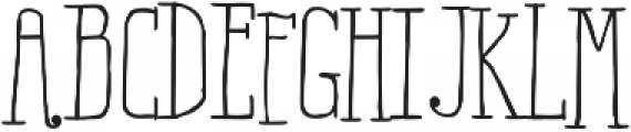 RidemyBike Serif Pro Regular otf (400) Font UPPERCASE