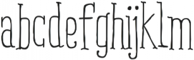 RidemyBike Serif Pro Regular otf (400) Font LOWERCASE