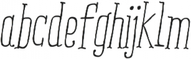 RidemyBike Serif Pro otf (400) Font LOWERCASE